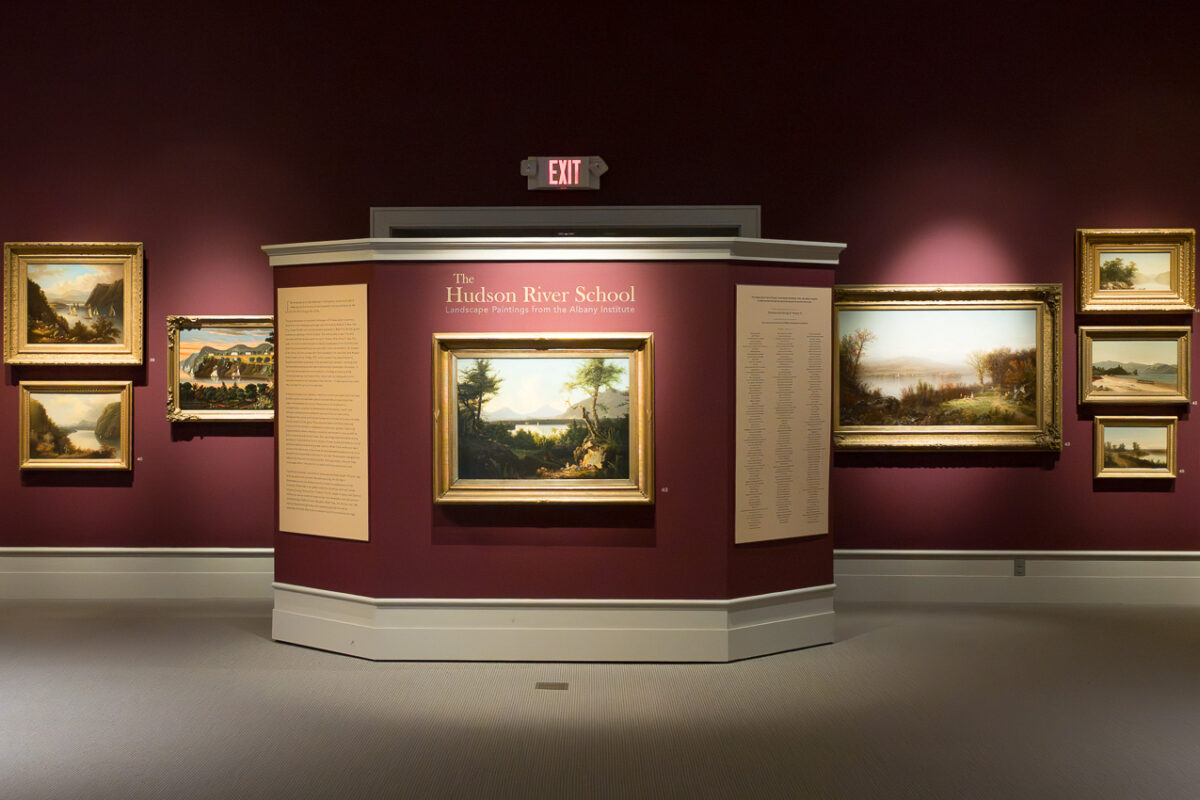 Hudson River School paintings collection at the Albany Institute of Art & History.
